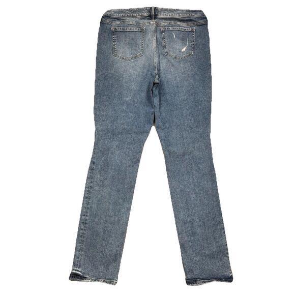 Torrid Boyfriend Straight Jeans Womens 16 XT Blue Distressed Measures 36 x 32 - Picture 2 of 10